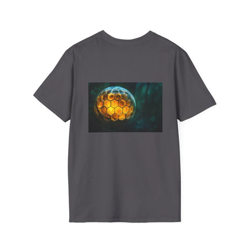 Glowing Honeycomb Planet Graphic Tee