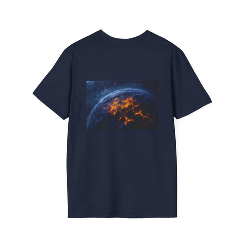 Glowing Honeycomb Planet T-shirt