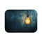 "Glowing Lightbulb Bath Mat: Brighten Your Bathroom"