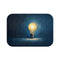 "Glowing Lightbulb Bath Mat: Illuminate Your Bath Time!"