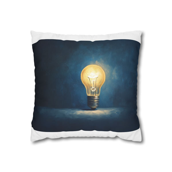 "Glowing Lightbulb Dream Pillowcase"
