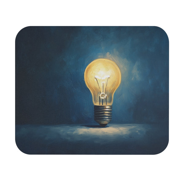Glowing Lightbulb Mouse Pad Brighten Your Workspace