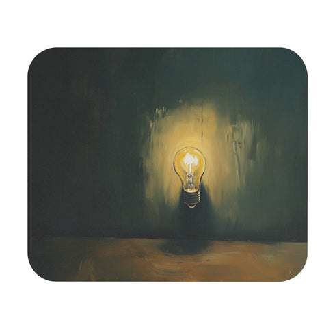 Glowing Lightbulb Mouse Pad