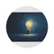 "Glowing Lightbulb Round Rug"