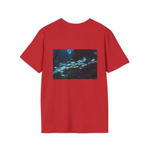 Glowing Mushroom Moonlit Forest T-Shirt