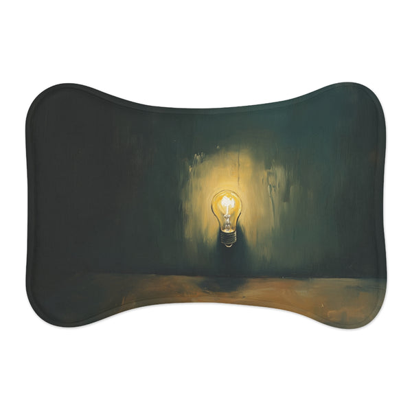 "Glowing Pet Mat: Brighten Up!"