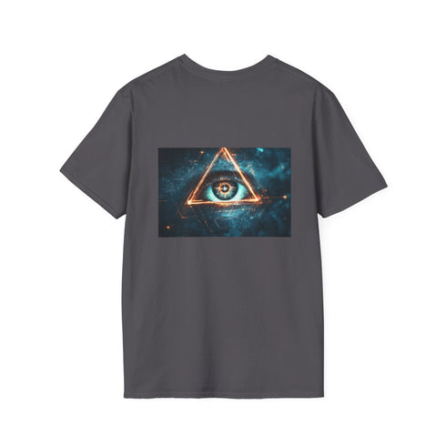 Glowing Pyramid Eye Circuit T-shirt