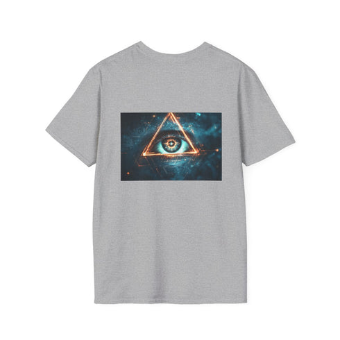 Glowing Pyramid Eye Circuit T-shirt