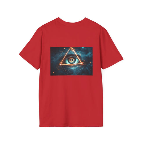 Glowing Pyramid Eye Circuit T-shirt