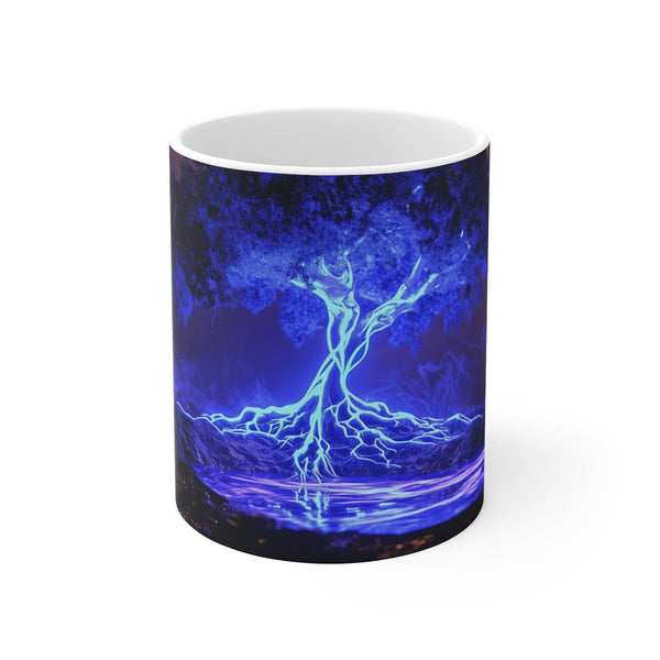 Glowing Roots Levitating Tree Mug