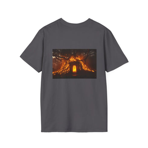 Glowing Roots Temple T-Shirt Design