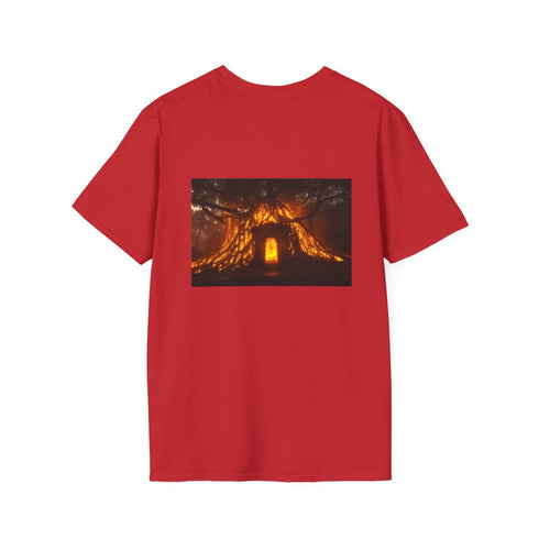 Glowing Roots Temple T-Shirt Design
