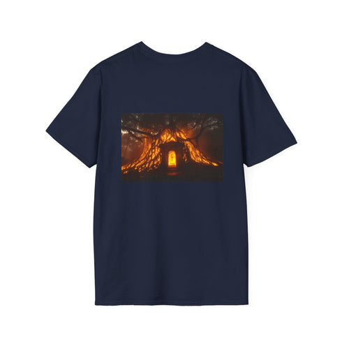 Glowing Roots Temple T-Shirt Design