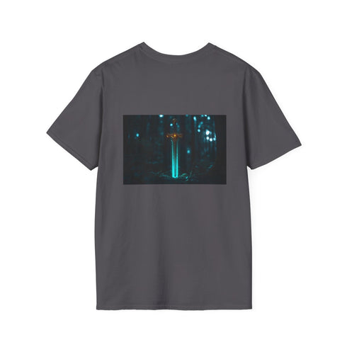 Glowing Runic Sword Forest T-Shirt