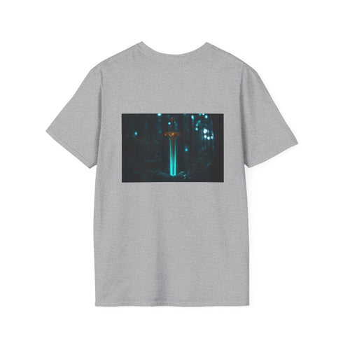 Glowing Runic Sword Forest T-Shirt