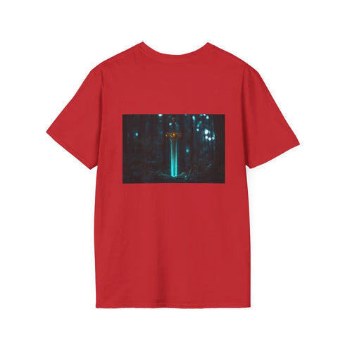 Glowing Runic Sword Forest T-Shirt