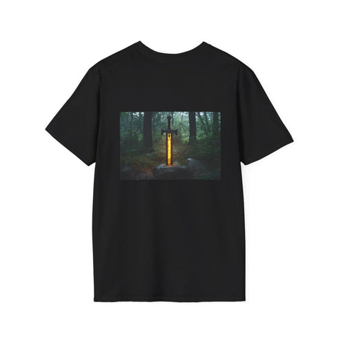 Glowing Runic Sword Forest Tee