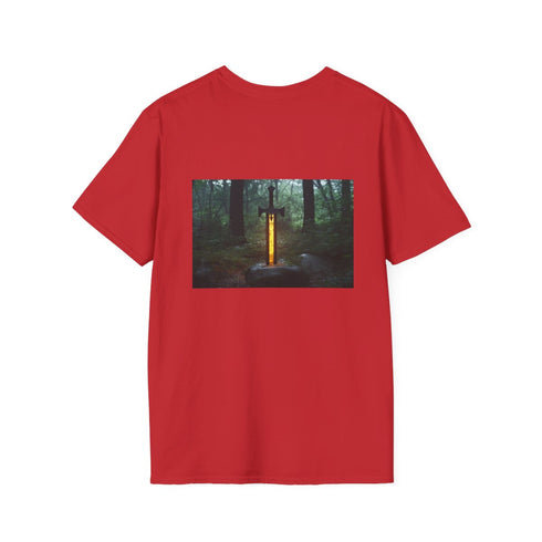 Glowing Runic Sword Forest Tee