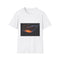 Glowing Seeds Floating from Hand Graphic Unisex Softstyle T-Shirt - Front View