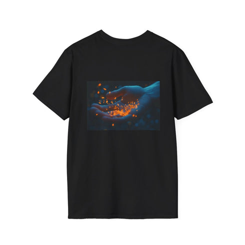 Glowing Seeds Hand T-Shirt Design