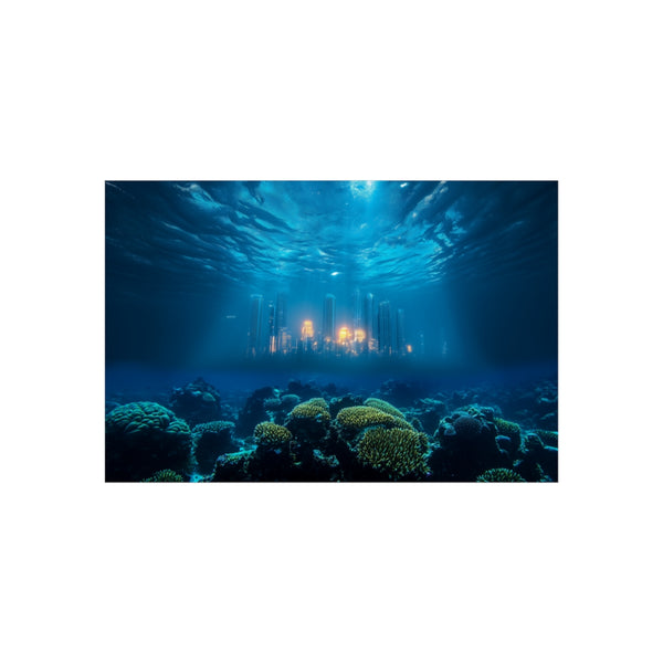 Glowing Sunken City Coral Reef