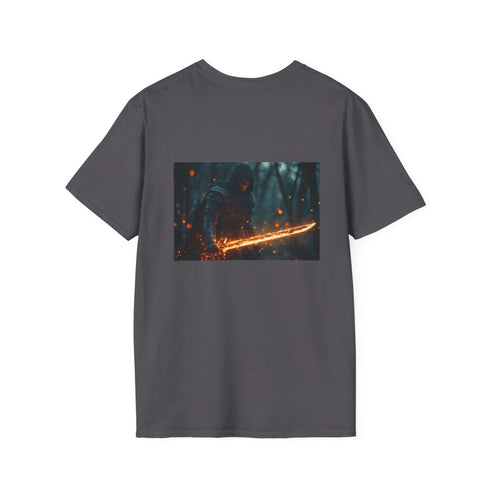Glowing Sword Knight Warrior Tee