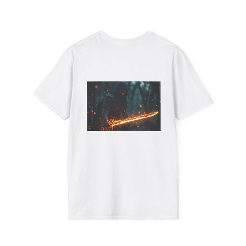 Glowing Sword Knight Warrior Tee