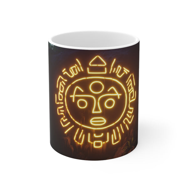 Glowing Tribal Totem Coffee Mug