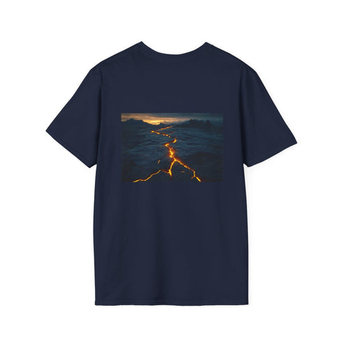 Glowing Veins Cracked Earth T-Shirt