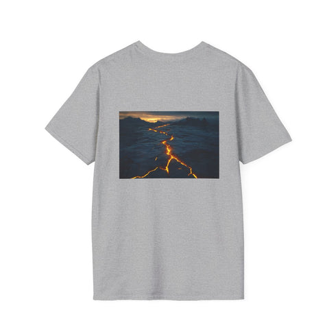Glowing Veins Cracked Earth T-Shirt