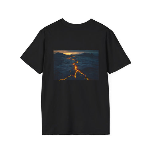 Glowing Veins Cracked Earth T-Shirt