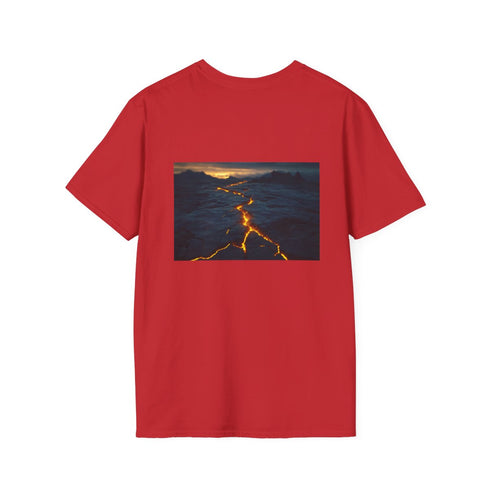 Glowing Veins Cracked Earth T-Shirt