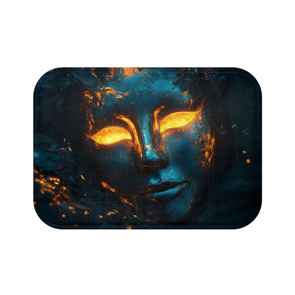 Glowing Water Bath Mat Design