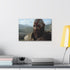 Kratos God of War canvas print, bold and powerful warrior depiction