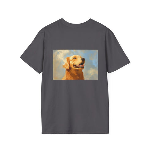 Golden Bliss: Retriever Painting Tee