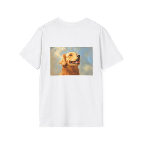 Golden Bliss: Retriever Painting Tee