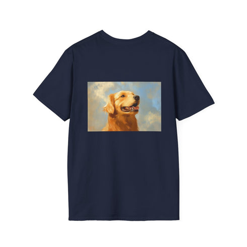 Golden Bliss: Retriever Painting Tee