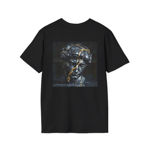 Golden Cracked Marble David Tee