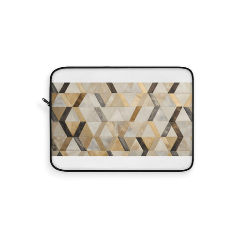 "Golden Glam Kilim Laptop Sleeve"