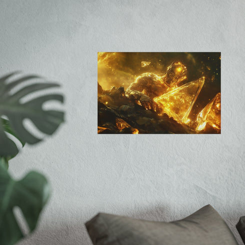 Golden Glass Golem Army Rising