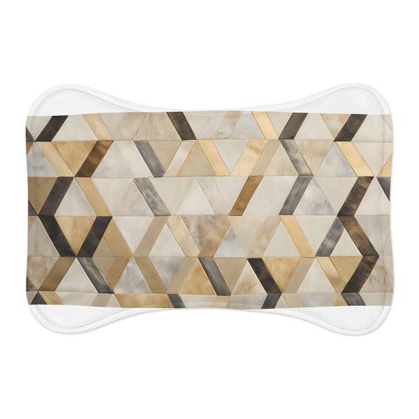 "Golden Glow Cream Pet Mat"