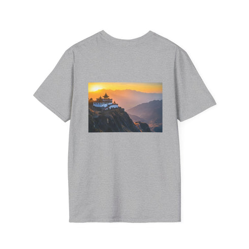 Golden Hour Mountain Temple T-Shirt