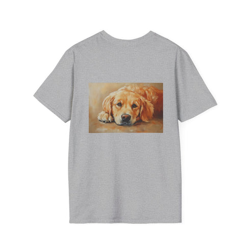 Golden Joy: Dog Art Shirt