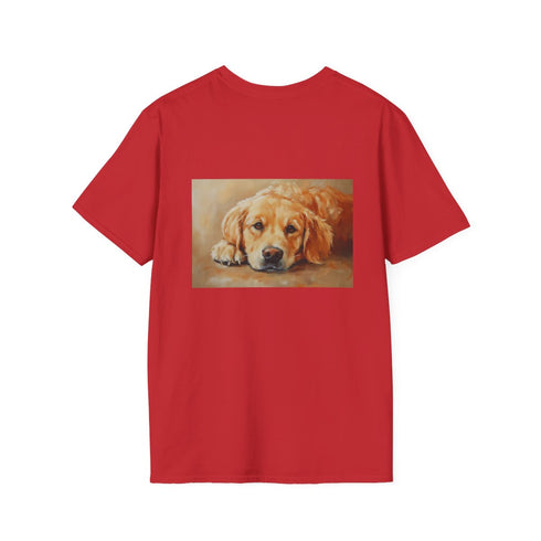 Golden Joy: Dog Art Shirt