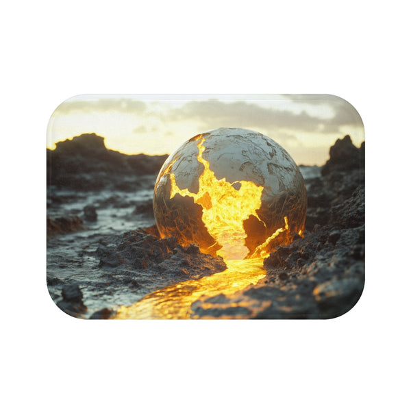 "Golden Lava Bath Mat Essential"