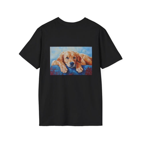 Golden Paws: Cute Retriever Tee
