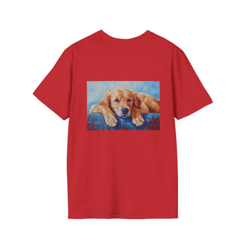 Golden Paws: Cute Retriever Tee