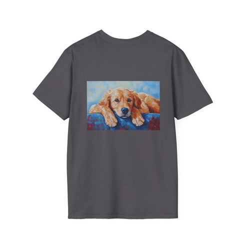 Golden Paws: Cute Retriever Tee