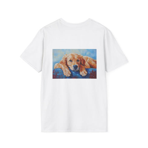 Golden Paws: Cute Retriever Tee