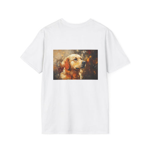 Golden Retriever Artistic Tee: Must-Have!